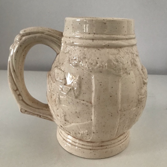 Vintage Beer Mug Pottery Ceramic - Picture 3 of 9